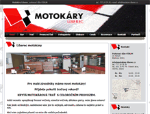 Tablet Screenshot of motokary-liberec.cz